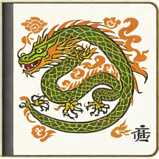 Year Of The Dragon Moleskine