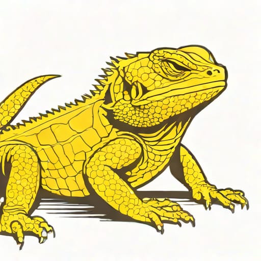 Yellow Hypo Citrus Bearded Dragon