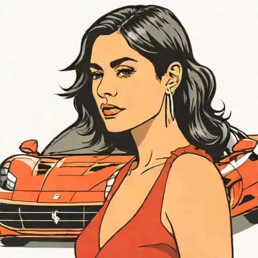 Young Laura Dominica Garello Ferrari
