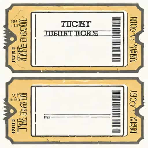 Zach Bryan Ticket Printout