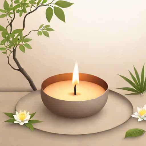 Zen Garden Oasis Crisco Candle