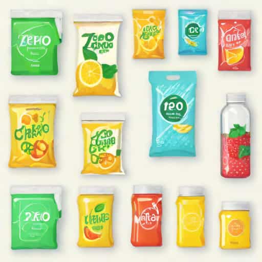 Zero Calorie Flavored Water Packets