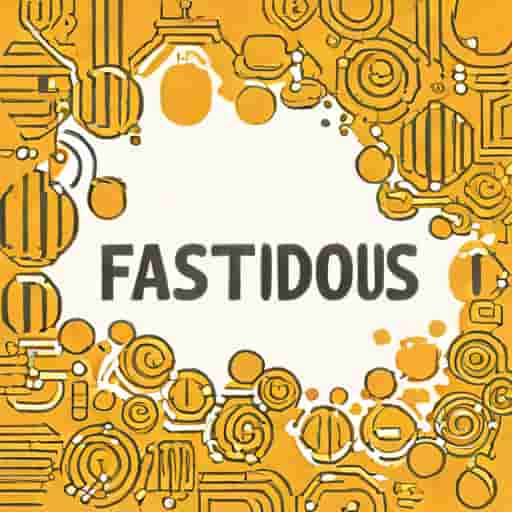 A Sentence With The Word Fastidious