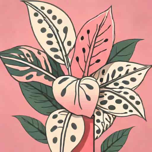 Aglaonema Pink Dalmatian