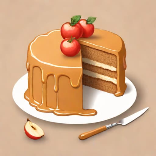 Apple Cake With Penuche Frosting