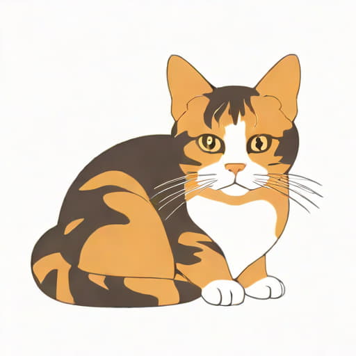 Calico American Wirehair Cat
