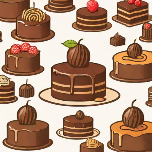 Chocolate Truffle Cake Design