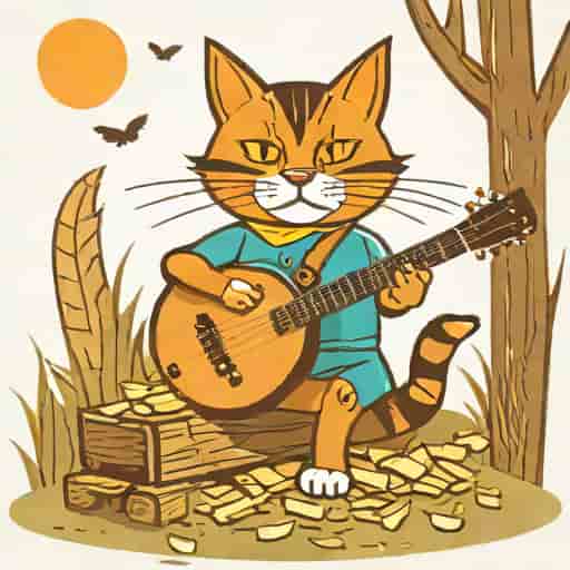 Crazy Legs Banjo The Woodpile Cat