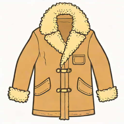Del Boy Sheepskin Coat