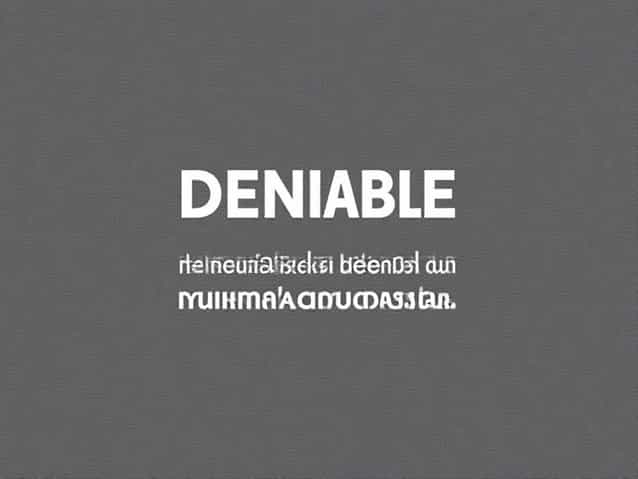 Deniable In Tagalog Sentence