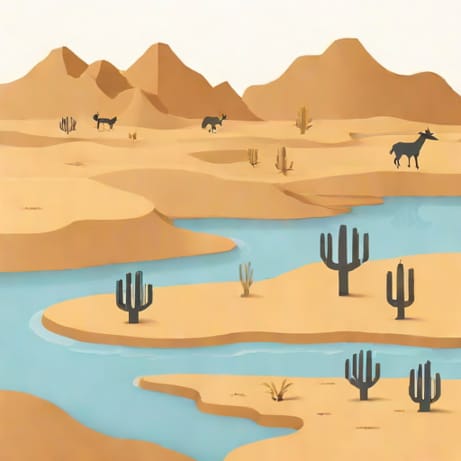 Desert Rivers In Cockcrow