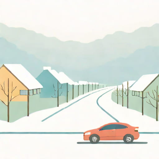 Driving In Hokkaido Winter