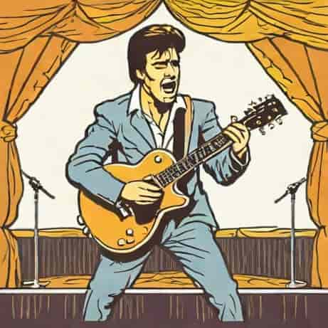 Elvis Meltdown On Stage