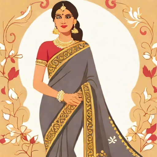 Engagement Saree For Dusky Skin