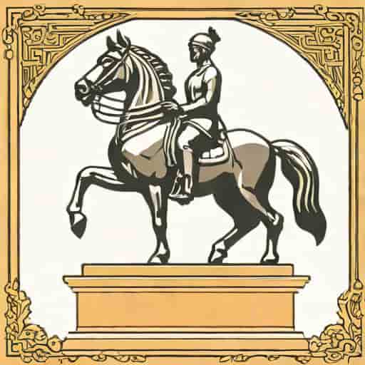 Equestrian Statue Of Queen Wilhelmina