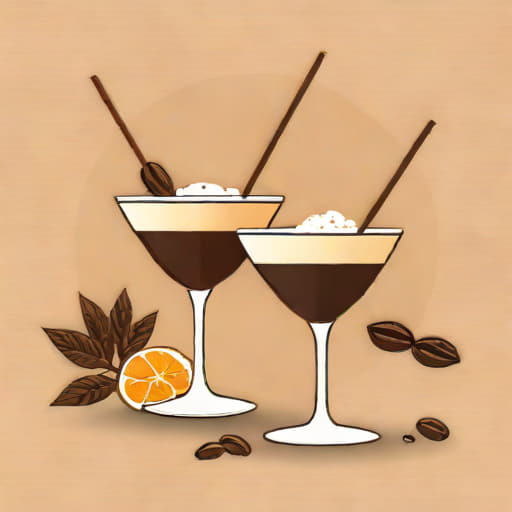 Espresso Martini With Vanilla Vodka And Kahlua