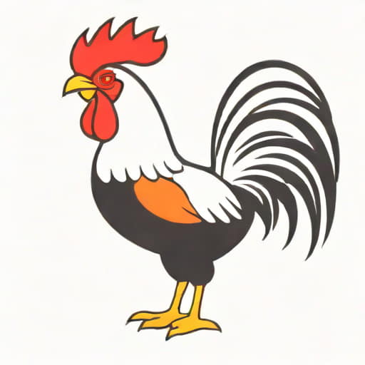 Exchequer Leghorn Rooster