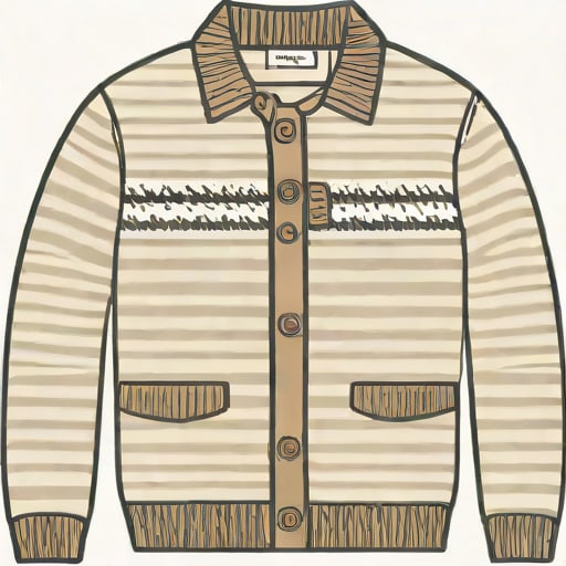 Far Afield Zigger Polo Cardigan