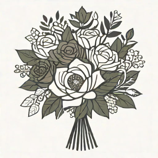 Fearless Monochrome Bouquet