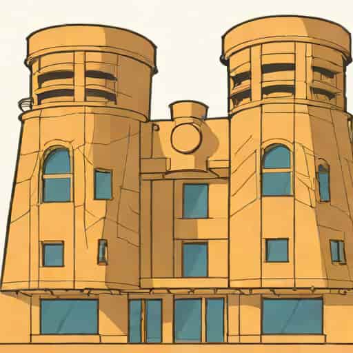 Frank Gehry Binoculars Building