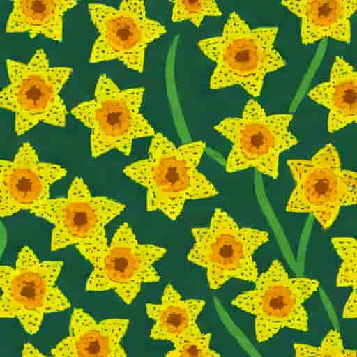 Free Crochet Daffodil Pattern