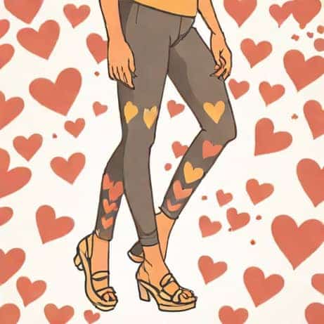 Free People Hearts Aflutter Leggings