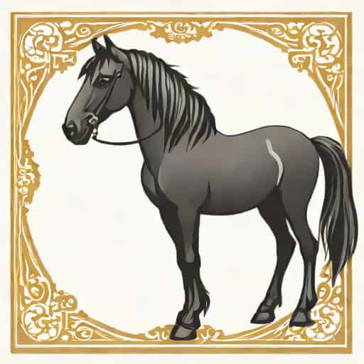 Friesian Andalusian Cross
