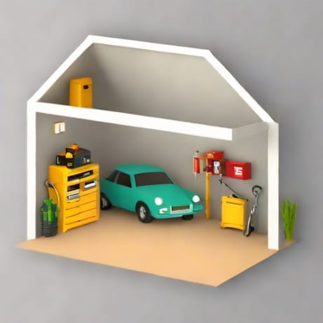 Garage Diorama Template Pdf