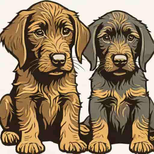 German Wirehaired Pointer X Labrador Puppies
