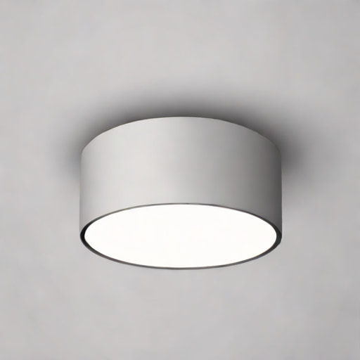 Grey Lampshade Ceiling