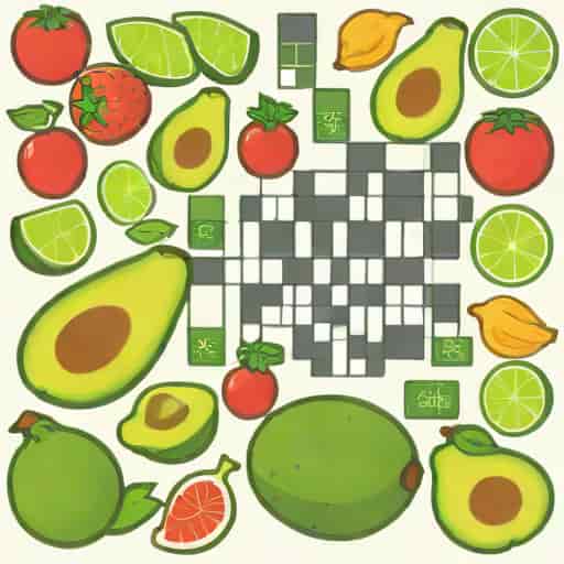 Guacamole Ingredient Crossword Clue