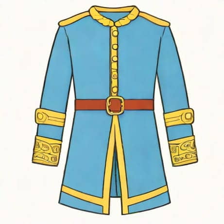 Hainsworth Garter Blue Doeskin Tunic