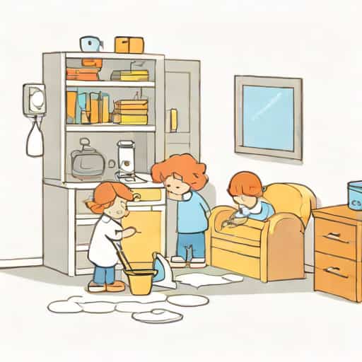 Helpfulness Clean Up Kiddie Corner