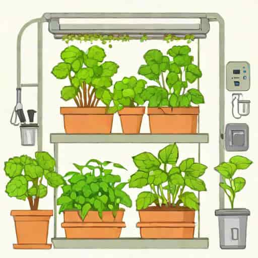 Indoor Hydroponic Garden
