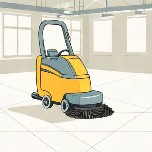 Industrial Floor Scrubber