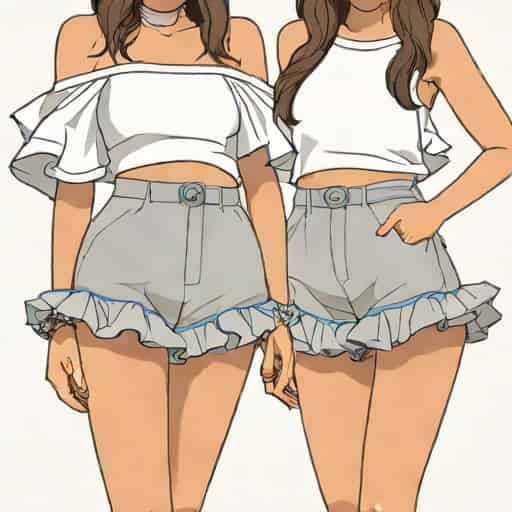 Jaded London Ruffle Shorts