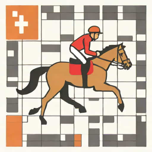 Jockey Crossword Clue