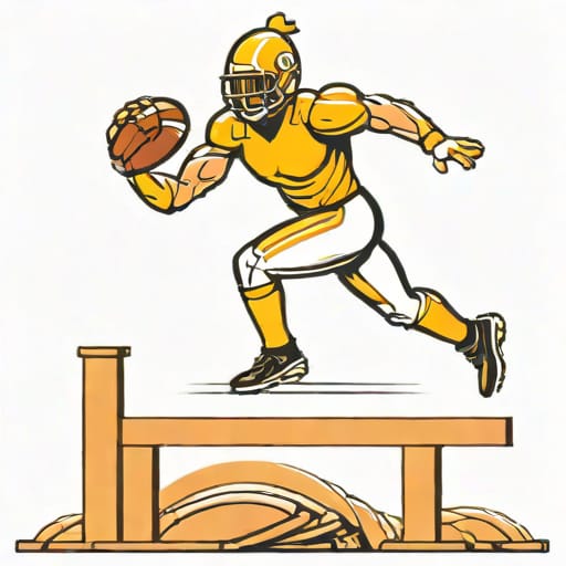 Josh Allen Hurdling Budda Baker