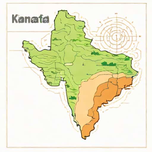 Karnataka Geographical Map