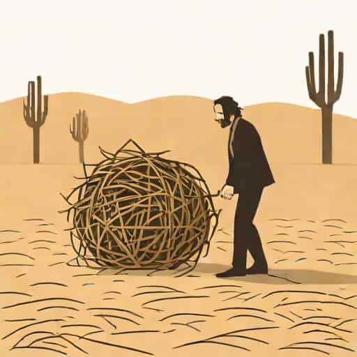 Keanu Reeves Tumbleweed Scene