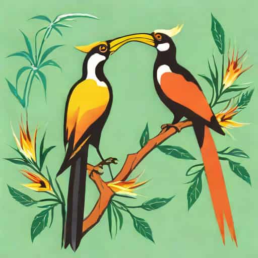 King Of Saxony Bird Of Paradise Mating Dance