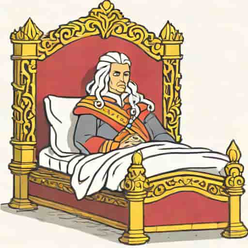 King Viserys Deathbed