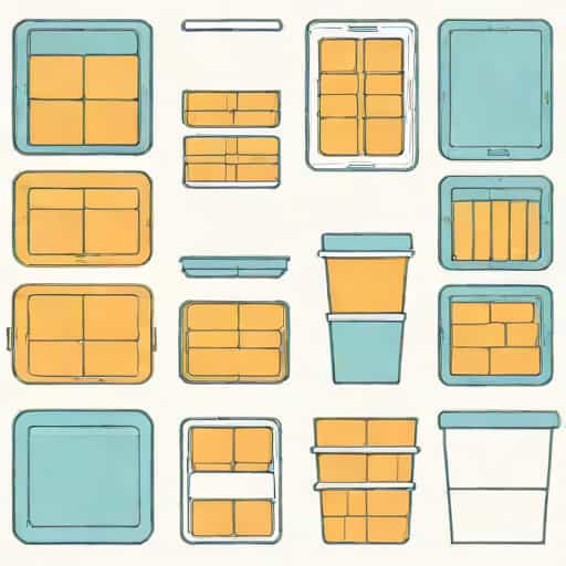 Kmart Sectioned Containers