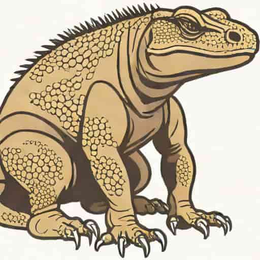 Komodo Dragon Domesticated
