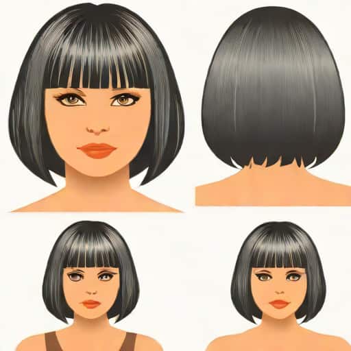 Layered Choppy Bob With Bangs