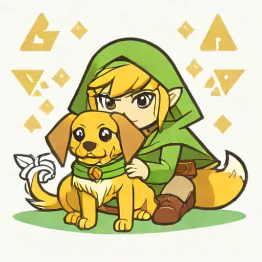 Legend Of Zelda Befriend Dog