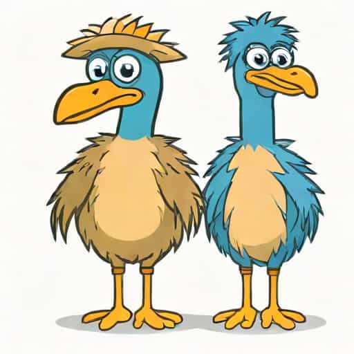 Limu Emu And Doug Costume
