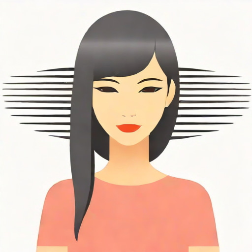 Long Straight Fanned Hime Cut