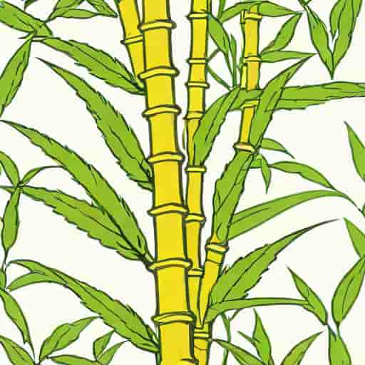 Lucky Bamboo Yellow Stalk
