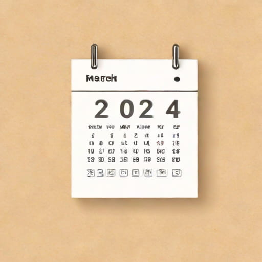 March 2024 Editable Calendar